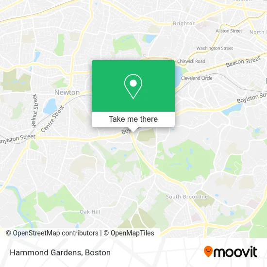 Hammond Gardens map