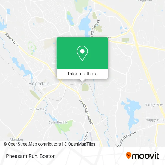 Pheasant Run map
