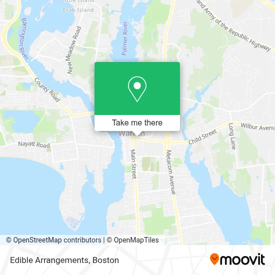 Edible Arrangements map