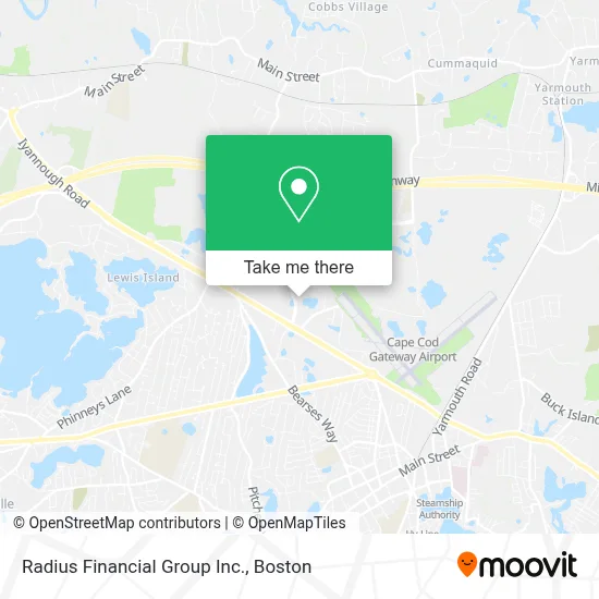 Radius Financial Group Inc. map