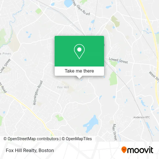 Fox Hill Realty map