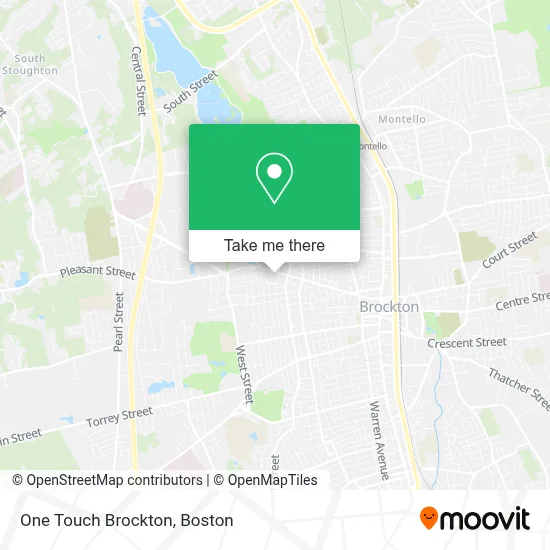 One Touch Brockton map