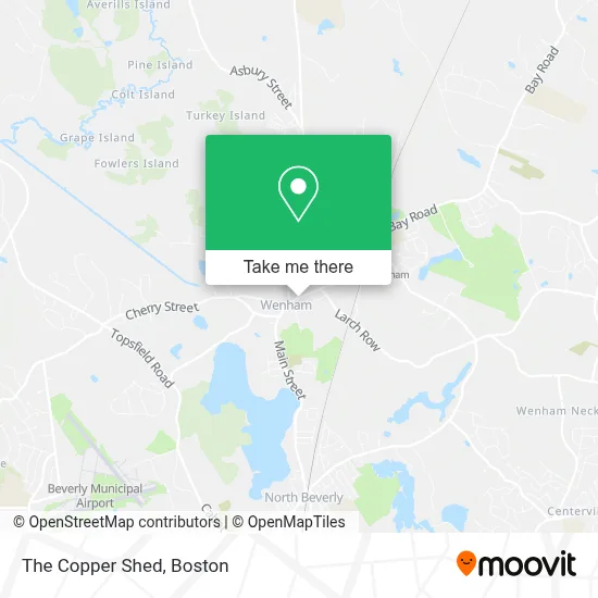 The Copper Shed map
