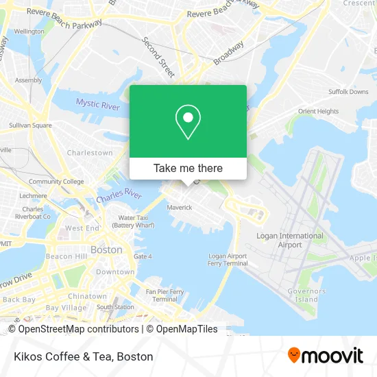 Kikos Coffee & Tea map