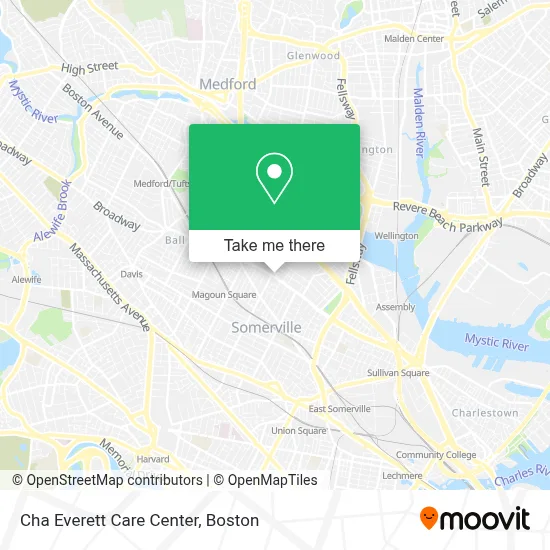 Cha Everett Care Center map