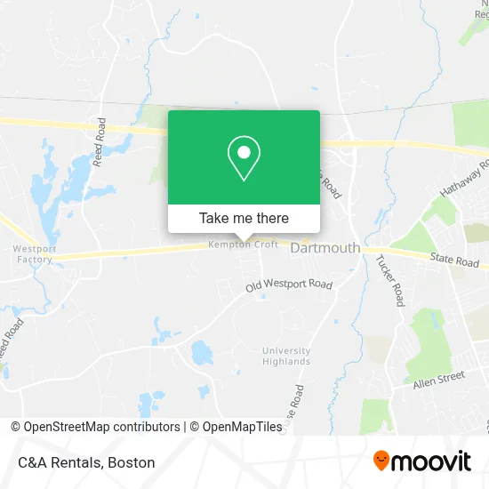 C&A Rentals map