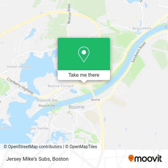 Jersey Mike's Subs map