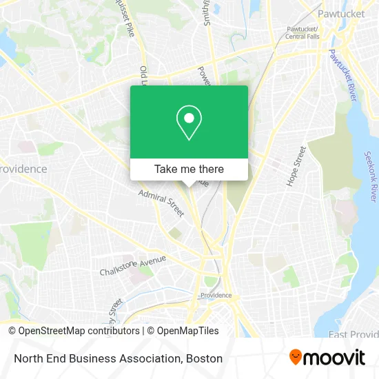North End Business Association map