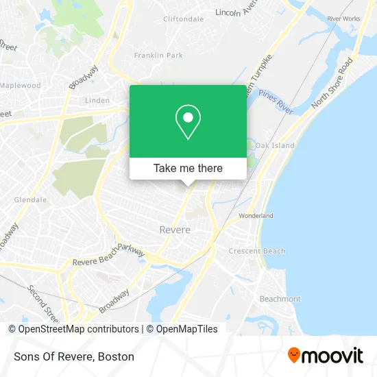 Sons Of Revere map