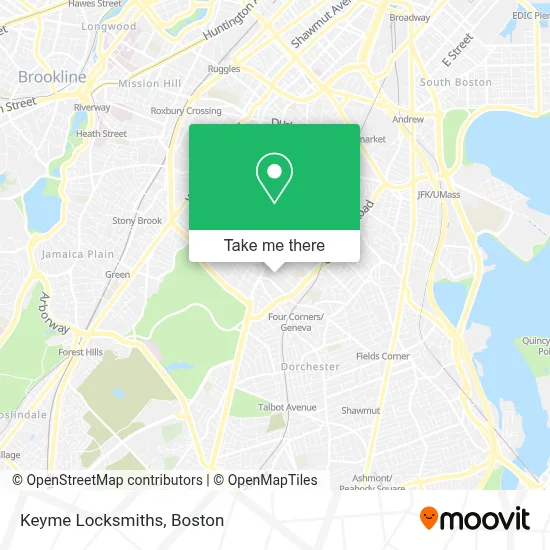 Keyme Locksmiths map