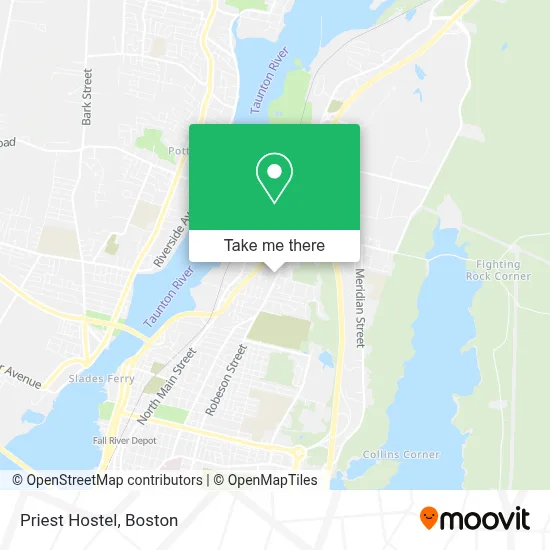 Priest Hostel map