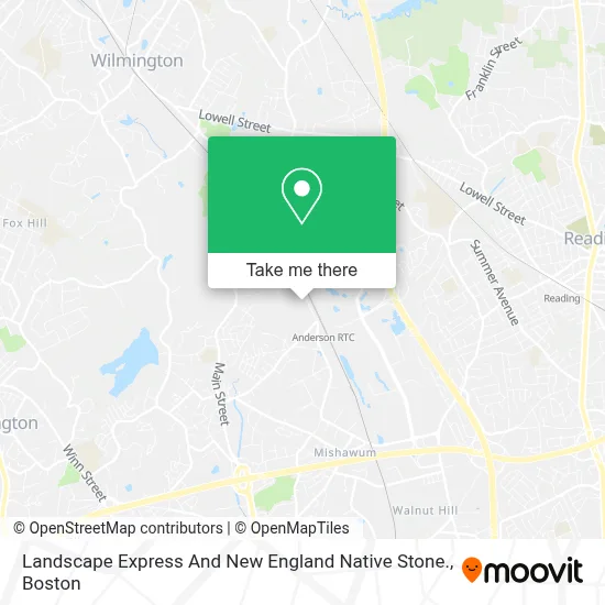 Landscape Express And New England Native Stone. map
