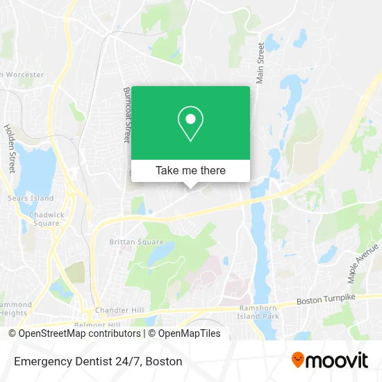 Emergency Dentist 24/7 map