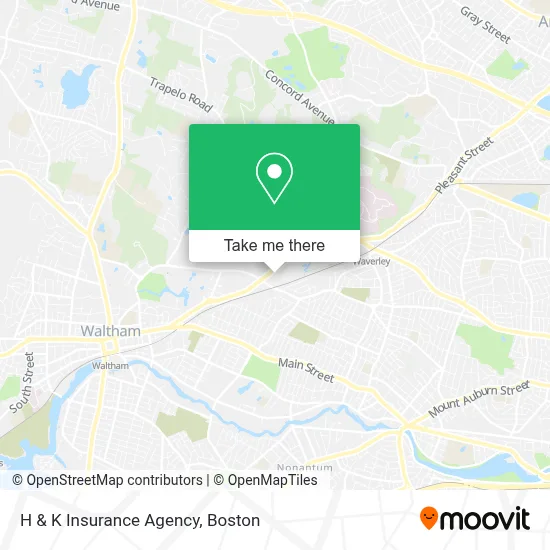 H & K Insurance Agency map