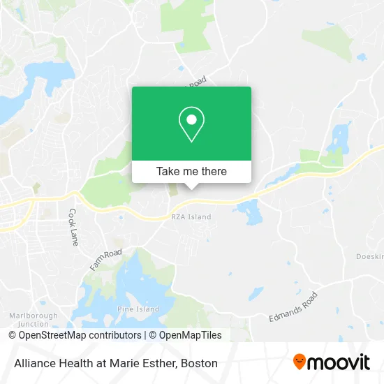 Alliance Health at Marie Esther map