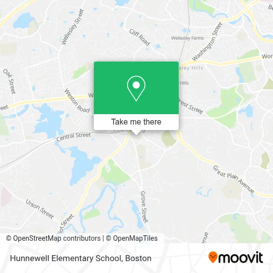 Hunnewell Elementary School map