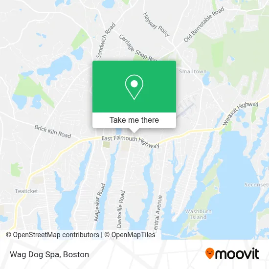 Wag Dog Spa map