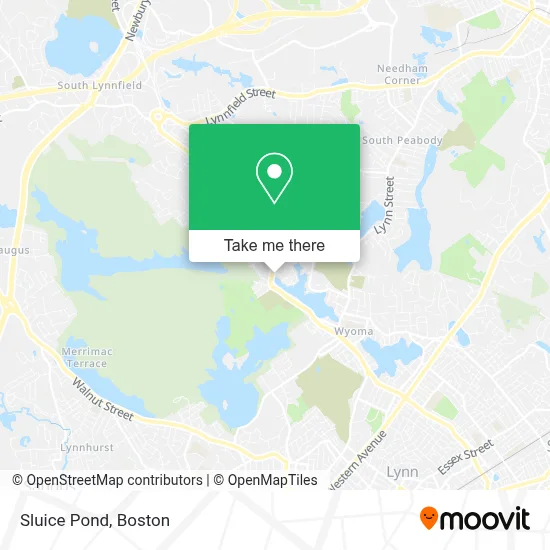 Sluice Pond map