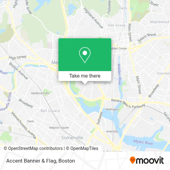 Accent Banner & Flag map