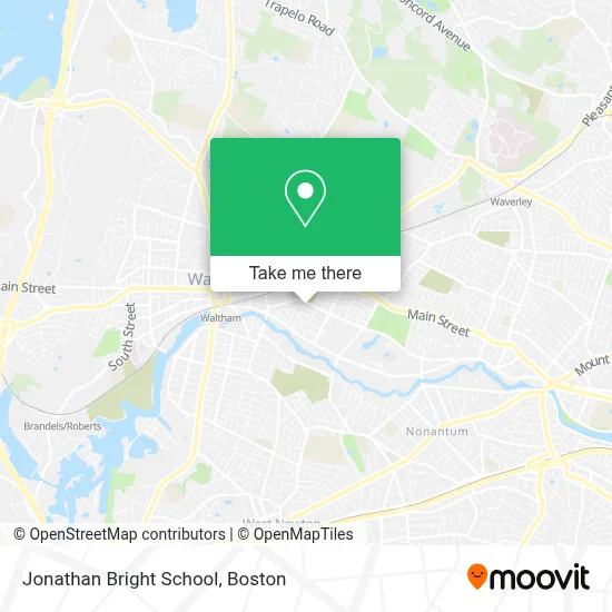 Jonathan Bright School map