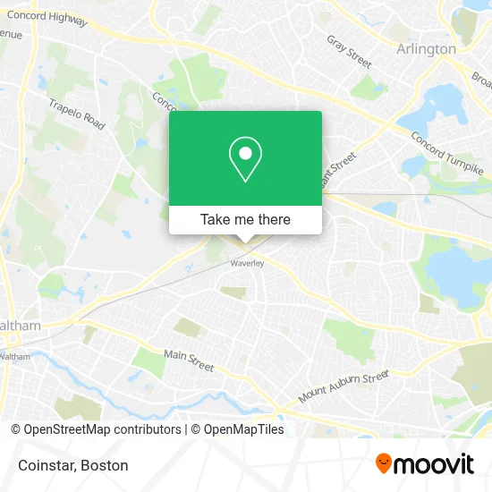 Coinstar map