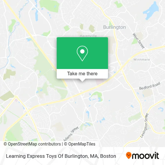 Learning Express Toys Of Burlington, MA map