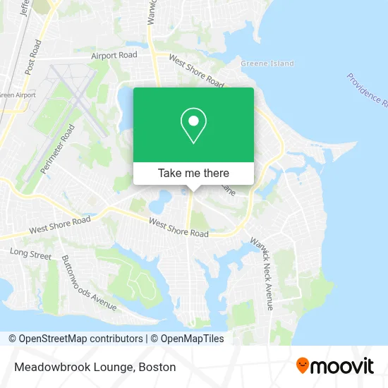 Meadowbrook Lounge map