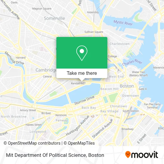 Mit Department Of Political Science map