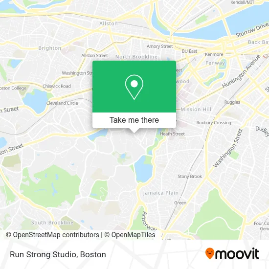 Run Strong Studio map