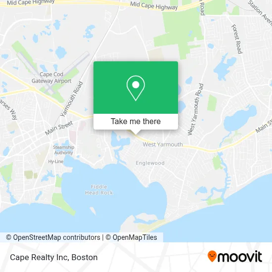 Cape Realty Inc map