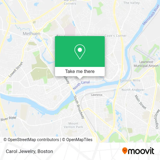 Carol Jewelry map