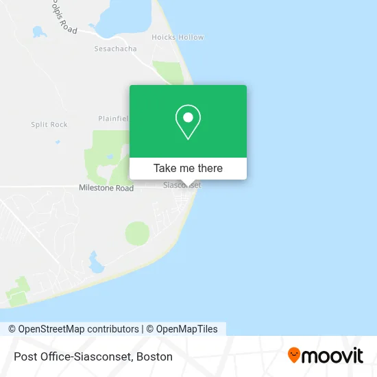 Post Office-Siasconset map