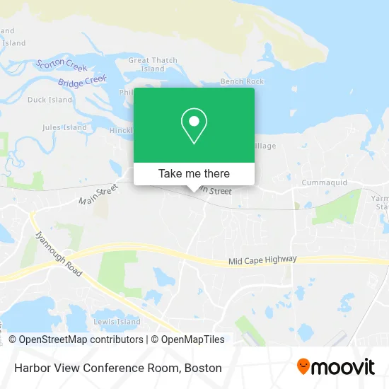 Harbor View Conference Room map