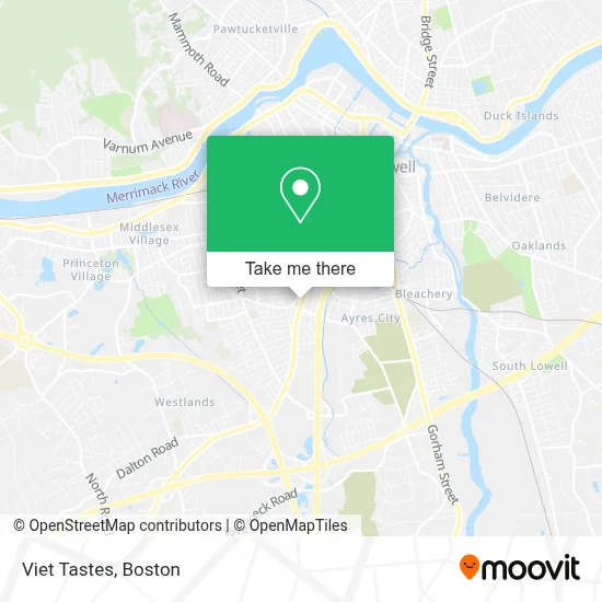 Viet Tastes map
