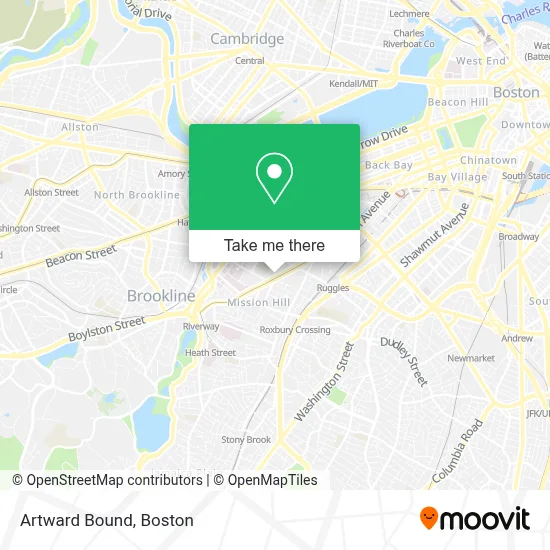 Artward Bound map