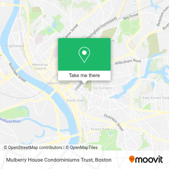Mulberry House Condominiums Trust map