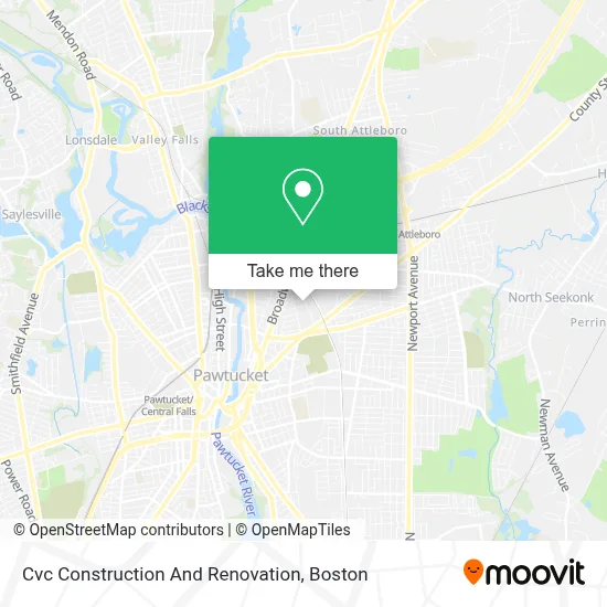 Cvc Construction And Renovation map