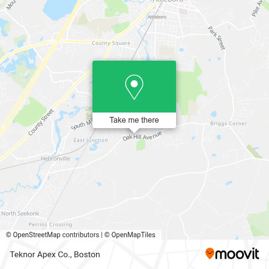 Teknor Apex Co. map