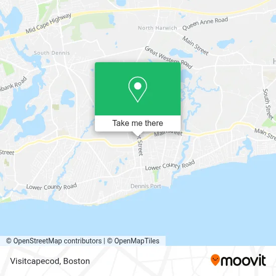 Visitcapecod map