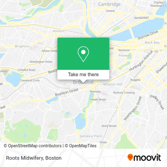 Roots Midwifery map