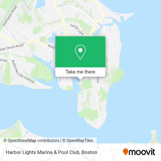 Harbor Lights Marina & Pool Club map