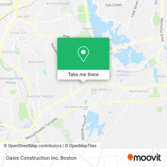 Oasis Construction Inc map