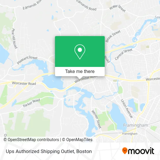 Ups Authorized Shipping Outlet map