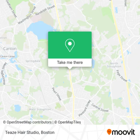 Teaze Hair Studio map