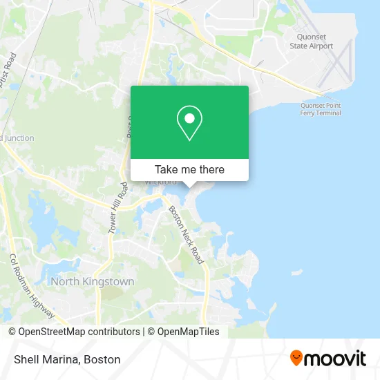 Shell Marina map