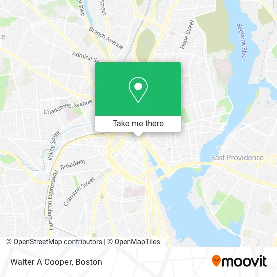 Walter A Cooper map