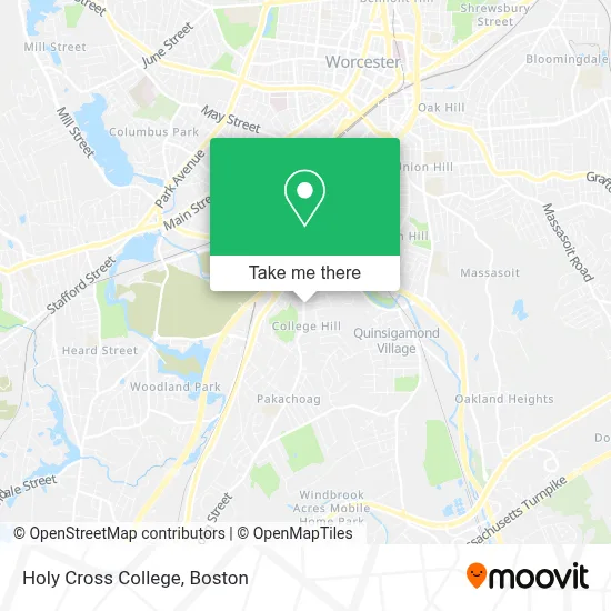 Holy Cross College map