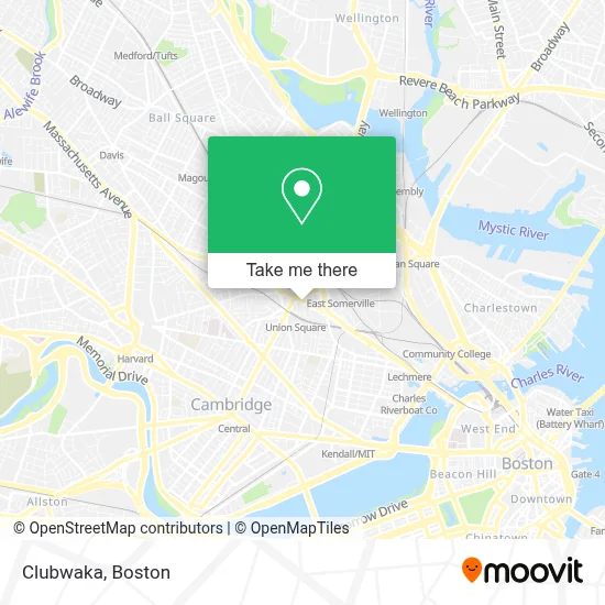 Clubwaka map