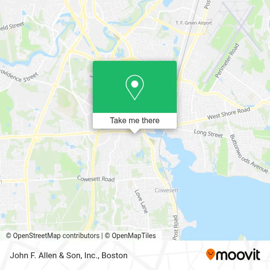 John F. Allen & Son, Inc. map
