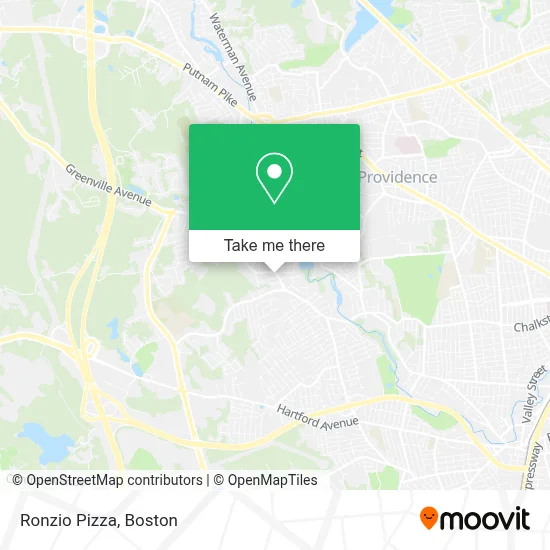 Ronzio Pizza map
